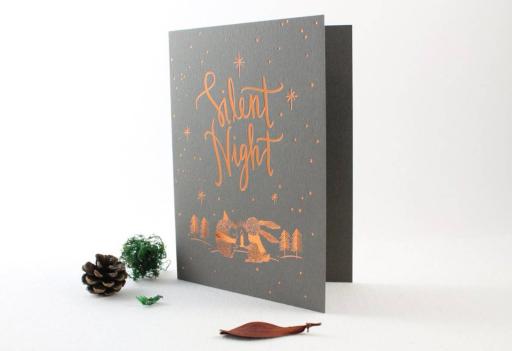 Silent Night - Copper Foil Christmas Greeting Card - https://hitpay-production.s3.ap-southeast-1.amazonaws.com/products/9dfd4bffd64149109b6bc245049420ab.jpeg