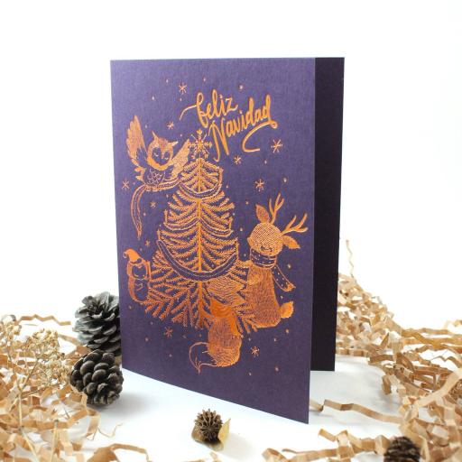 Furry Navidad - Copper Foil Christmas Greeting Card - https://hitpay-production.s3.ap-southeast-1.amazonaws.com/products/9dfd4d5ff5144b1ca77e85abafbef805.jpeg