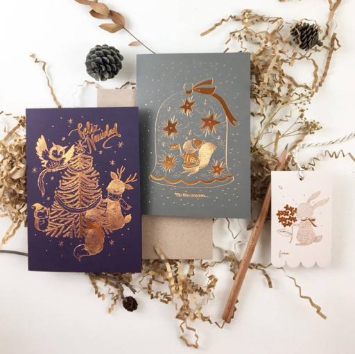 'Tis the Season - Copper Foil Christmas Greeting Card - https://hitpay-production.s3.ap-southeast-1.amazonaws.com/products/9dfd52fe86b0409cb728e7c10a189817.jpeg