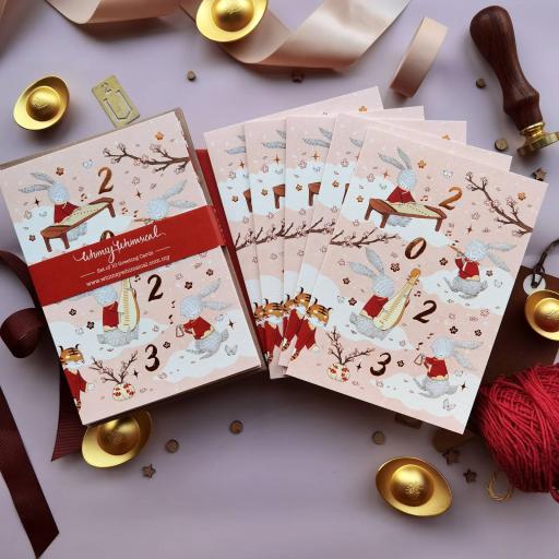 Special Edition CNY Card - Rabbit Year 2023 - Set of 10 Copper Foil Greeting Card - https://hitpay-production.s3.ap-southeast-1.amazonaws.com/products/9e0afcae0da24019bb241fae8328383d.jpeg