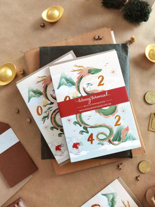 Special Edition CNY Card - Dragon Year 2024 - Set of 10 Copper Foil Greeting Card - https://hitpay-production.s3.ap-southeast-1.amazonaws.com/products/9e0b0224df41472ba6dba9c3e075d714.jpeg