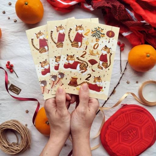 Special Edition CNY Card - Tiger Year 2022 - Set of 10 Copper Foil Greeting Card - https://hitpay-production.s3.ap-southeast-1.amazonaws.com/products/9e0b0746f5c74964a51089324f79b8f8.jpeg