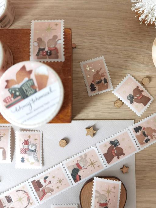 Woodland Christmas Advent - Christmas Stamp Washi Tape - https://hitpay-production.s3.ap-southeast-1.amazonaws.com/products/9e0b0ee094c348a986d752ae005e4a42.jpeg