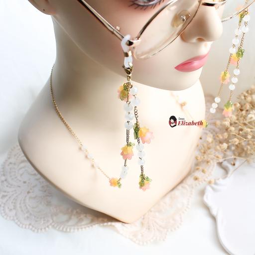 Lia Blush Lily Eyeglass Lanyard - image 6