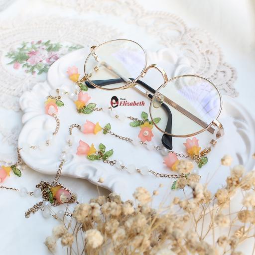Lia Blush Lily Eyeglass Lanyard - image 5
