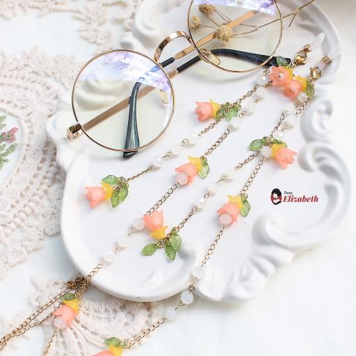 Lia Blush Lily Eyeglass Lanyard - image 3