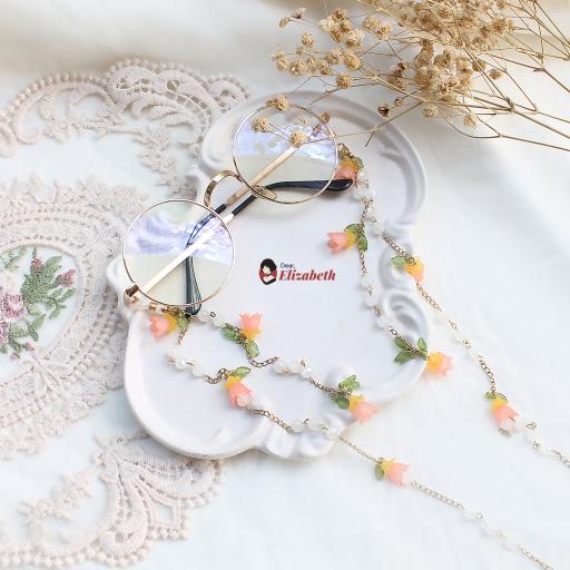 Lia Blush Lily Eyeglass Lanyard - image 1