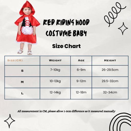 Red Riding Hood Baby Kids Adults Halloween Costume Cosplay Party Event Annual Dinner - https://hitpay-production.s3.ap-southeast-1.amazonaws.com/products/9e3bdee8c7b94929904ce94a80ab9f62.jpeg