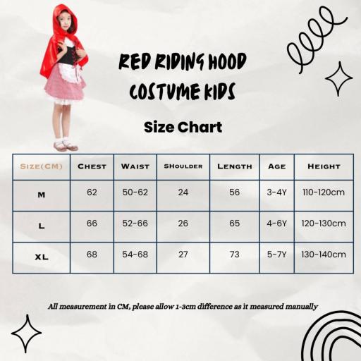 Red Riding Hood Baby Kids Adults Halloween Costume Cosplay Party Event Annual Dinner - https://hitpay-production.s3.ap-southeast-1.amazonaws.com/products/9e3bdee8d4aa422eb534e91f5a19f0c2.jpeg