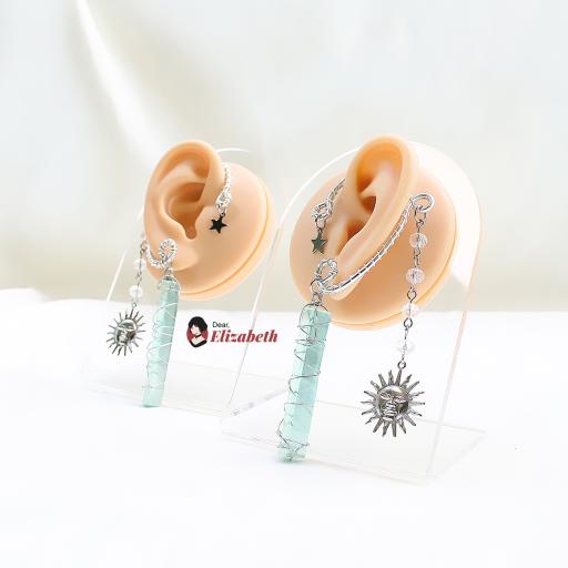 Solamira Silver Ear Cuffs - image 2
