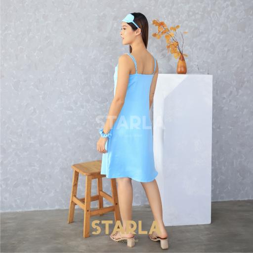 Tact Short Slip Satin Mini Dress - image 6
