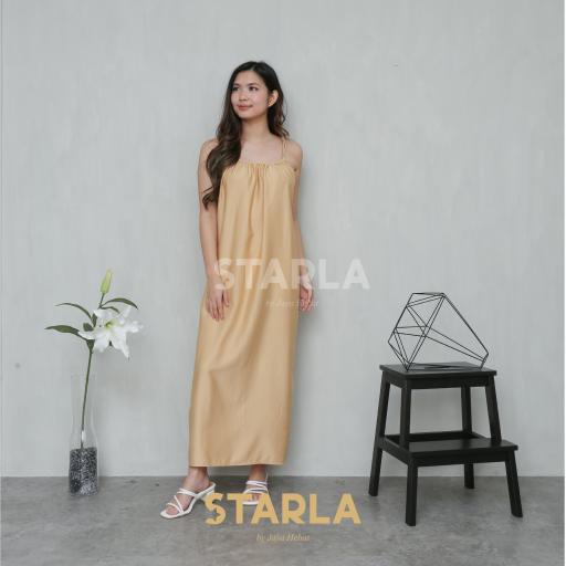 Mia Summer Backless Long Dress Wanita - image 5