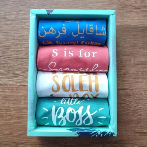 4 Pcs Baby Rompers with Giftset Box by Womby - image 1