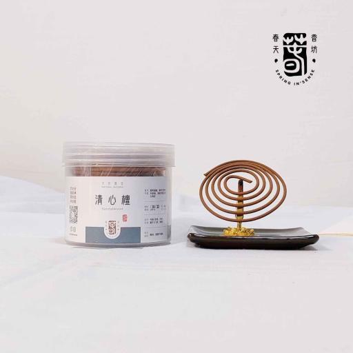 清心檀盘香  2小时/4小时 Sandalwood Incense Coils - image 2