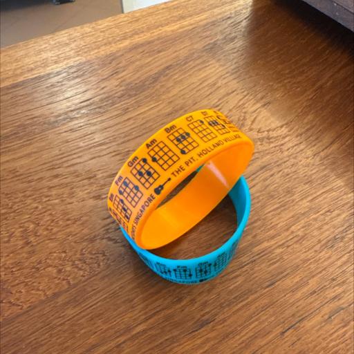 Ukulele chord wristbands - image 1