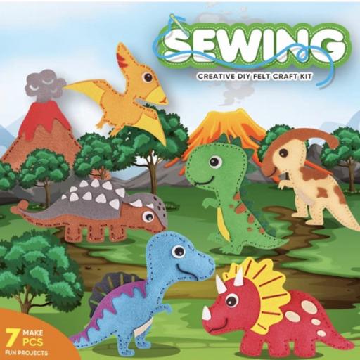 Felt Plastic Sewing Kit - image 1