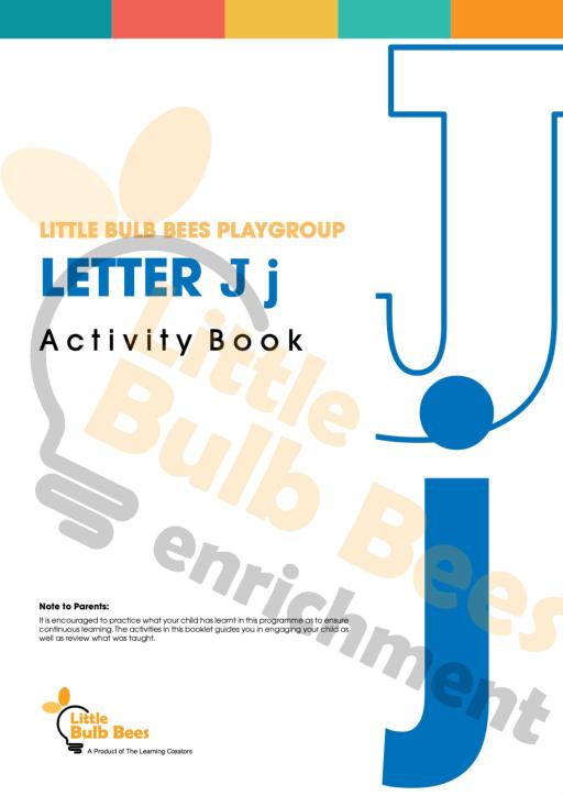 L.E.A.R.N Letter J Activity Book (Printable) - image 1