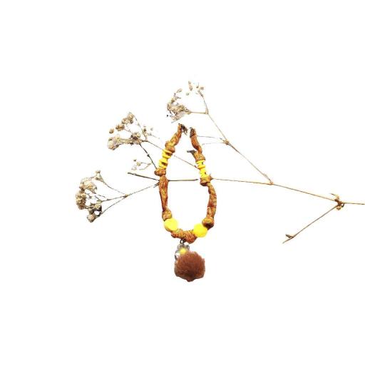 Stylish Fabric Fusion Bracelet - image 9