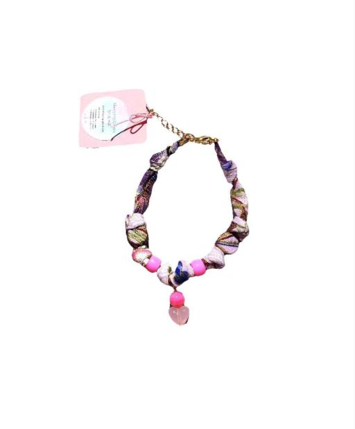 Stylish Fabric Fusion Bracelet - image 1