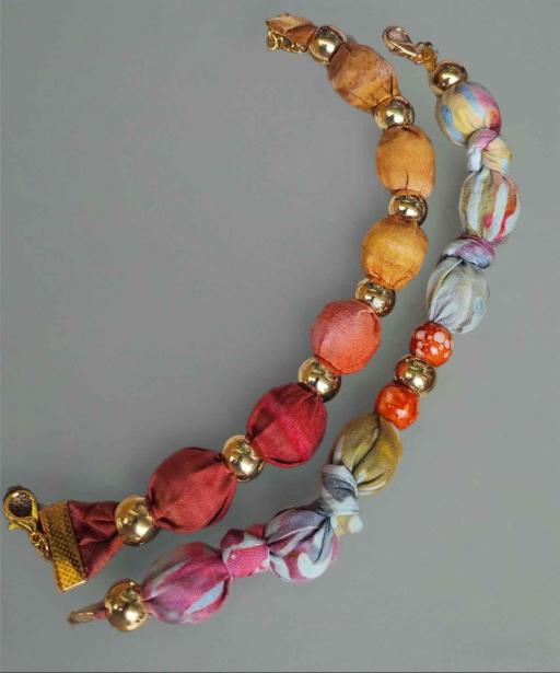 Stylish Fabric Fusion Bracelet - image 3