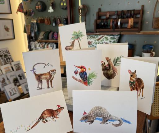 Christmas Greeting cards- Singapore wildlife - image 6