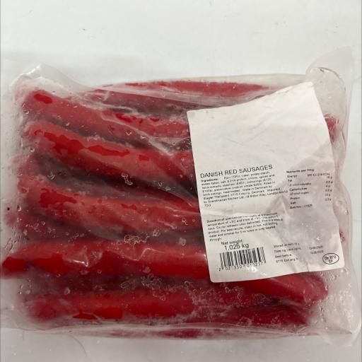 Hotdog Pølser Rød 1kg / Hotdog Sausages Red 1kg - image 3