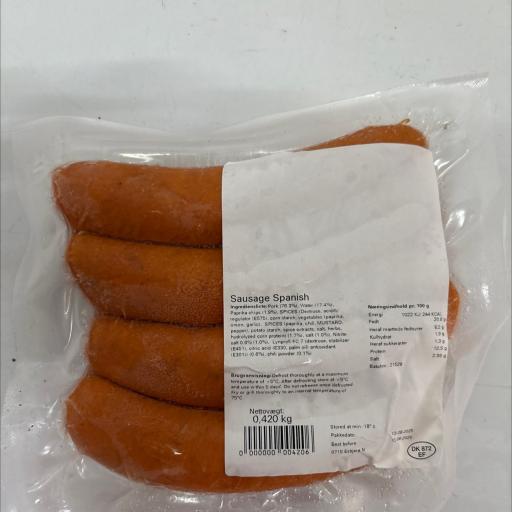 Spanske grillpølser 4 stk. / Spanish Grilled sausages 4pcs. - image 2