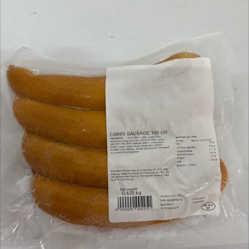 Karry pølser 4 stk. / Curry sausages 4pcs. (Frozen) - image 2
