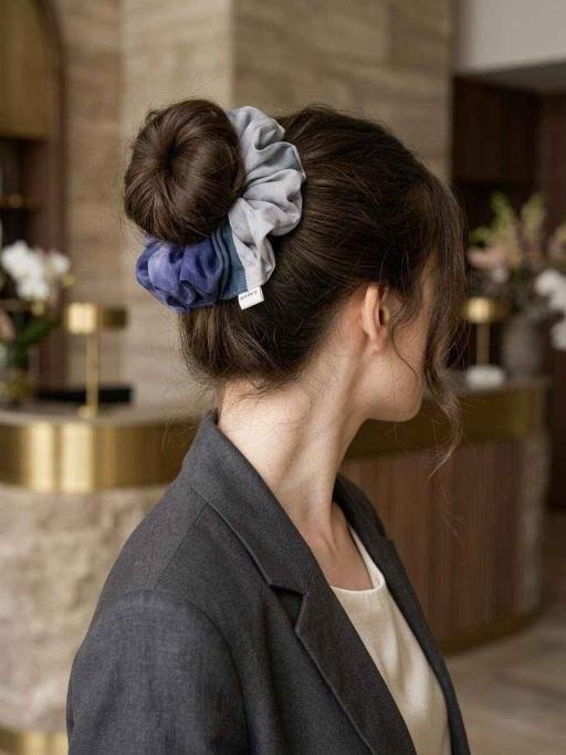 Gradient Duo Scrunchies Set - image 2