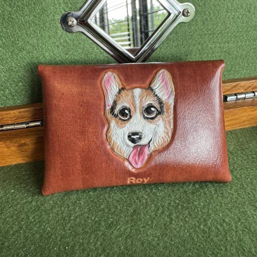 Custom Pawtrait card case - image 3