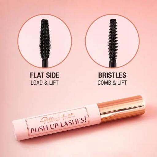 Pillow Talk Push Up Lashes Volumizing & Lengthening Mascara 10ml Super Black - image 5