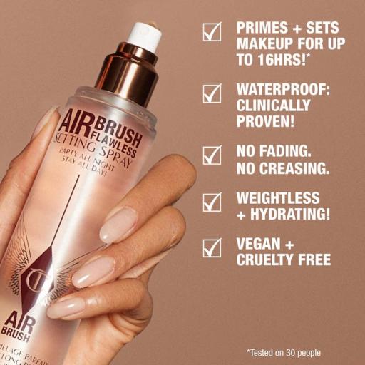 CHARLOTTE TILBURY Airbrush Flawless Hydrating & Waterproof Setting Spray 15ml - image 3