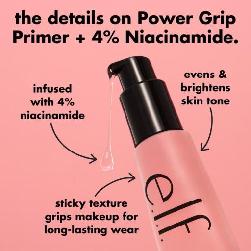 E.L.F. Cosmetics Power Grip Primer + 4% Niacinamide 15ml - image 4