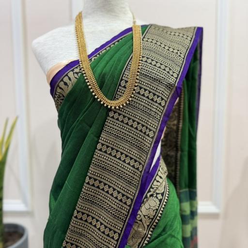 Narayanpet Tall Border Saree - image 3