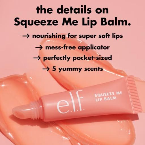 E.L.F. Cosmetics Squeeze Me Lip Balm In Vanilla Frosting 6g - image 5