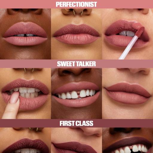 HUDA BEAUTY Liquid Matte Ultra-Comfort Transfer-Proof Lipstick 1.9ml in Perfectionist - image 3