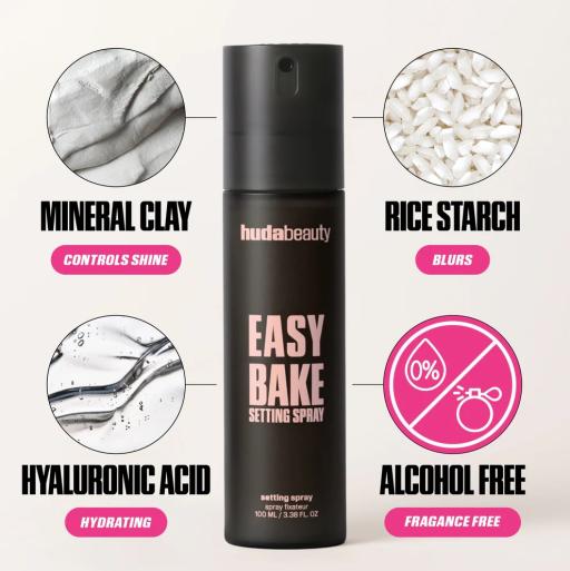 HUDA BEAUTY Easy Bake Blurring Setting Spray 6ml - image 4