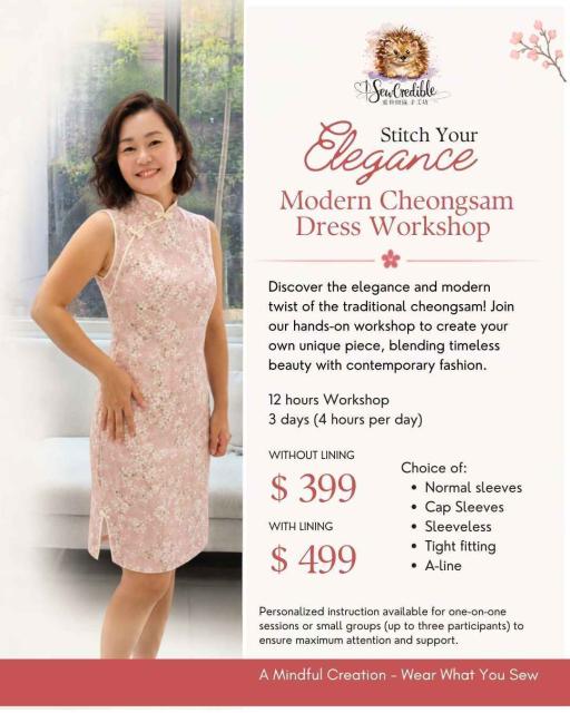 Modern Cheongsam Dress Workshop - image 1