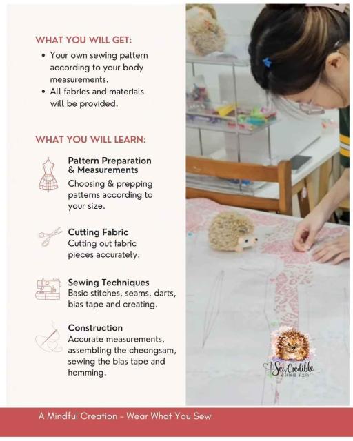 Modern Cheongsam Dress Workshop - image 2