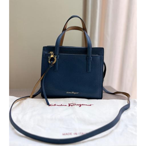 Salvatore Ferragamo Amy Top Handle bag with strap - image 2
