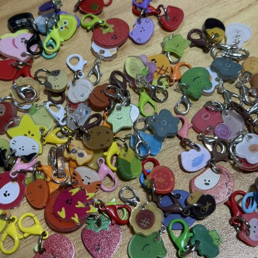 Personalised Keyring Beads Keychain - image 2