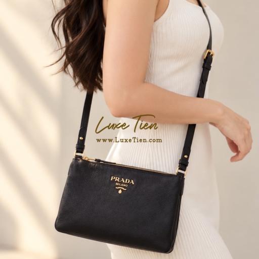 Prada Vitello Daino Crossbody - image 3