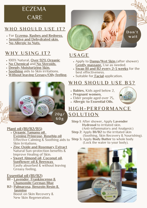 ByOrgMeans Organic Irritation Soothing Balm B1 60g - image 3