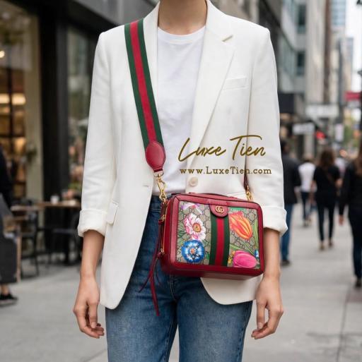 Gucci GG Floral Ophidia Bag - image 4