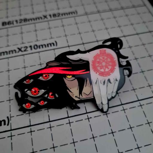 Vampire Eyes Enamel Pin - image 2