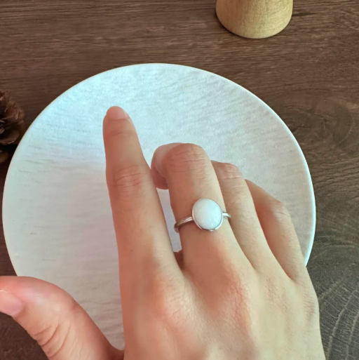 Bailey Oval Basic Breast Milk Ring - image 2