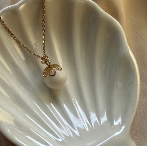 Floral Basic Pearl Shaped Pendant - image 2