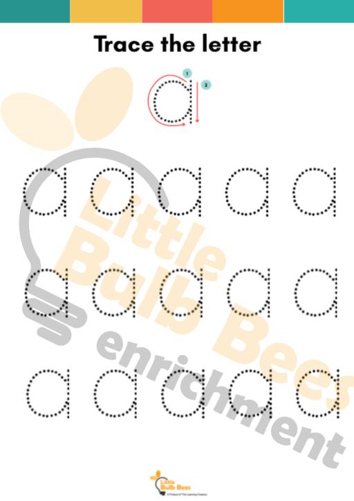 Letter A Tracing Practice Sheets (Printable) - image 2