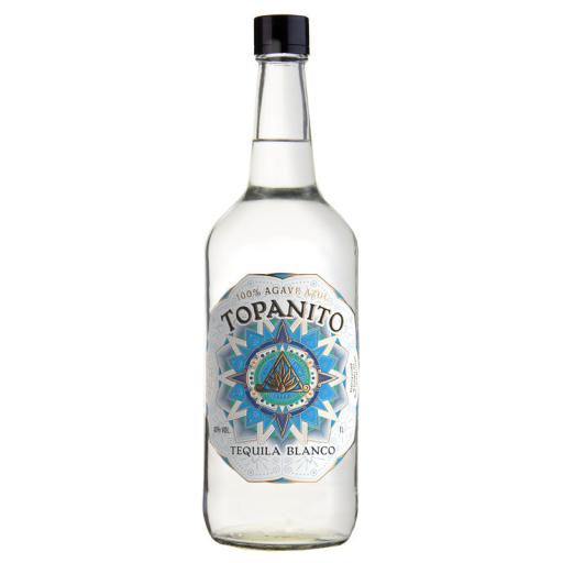 TOPANITO Blanco Tequila 100% Agave 1L - image 1