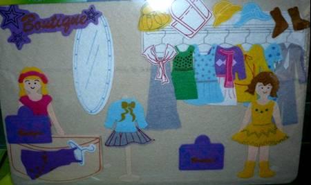 Felt Story Board : Boutique Shopping - image 1